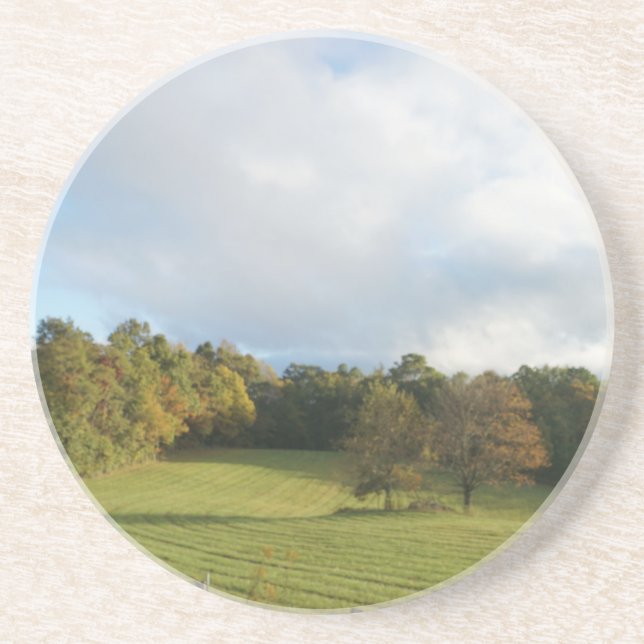 Porta-copos Peaceful Blue Ridge Mountain Valley (Frente)