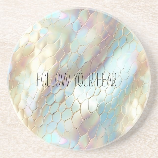 Porta-copos Pearl Blue Cobra Skype Animal Print (Frente)