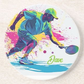 Porta-copos Pedra Personalizada de Coaster para Pickle Ball
