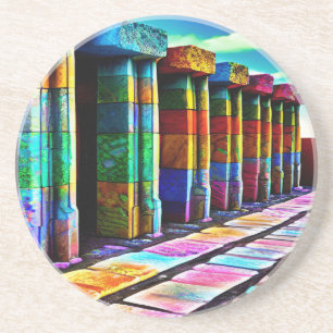 Porta-copos Pedras Psicodélicas