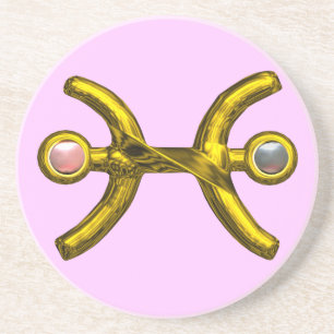 Porta-copos PEIXES DOURADOS ZODIAC BIRTHDAY JEWEL Pearl Lilac