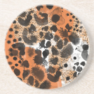 Porta-copos Pele animal: padrão leopardo criativo.