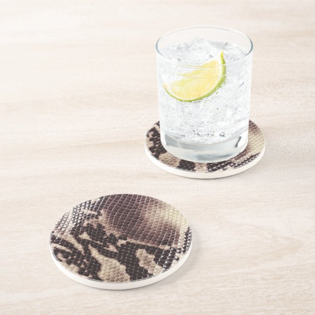 Porta-copos Pele Cobra de arenito (Lateral)