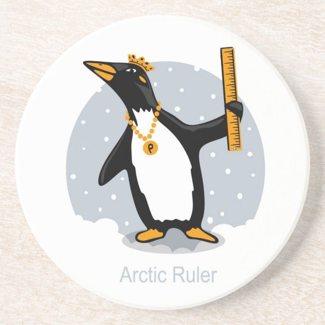 Porta-copos Penguin Ruler Coaster (Frente)