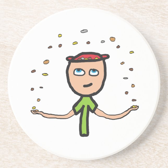 Porta-copos Pennies do Céu (Frente)