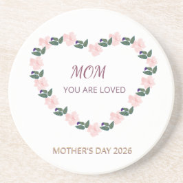 Porta-copos Peony Heart Tribute for Mom