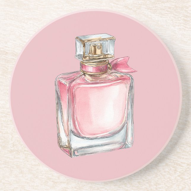 Porta-copos Perfume Rosa (Frente)