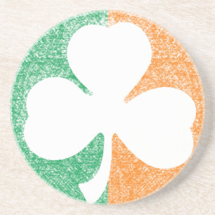 Porta copos personalizada irlandesa Shamrock