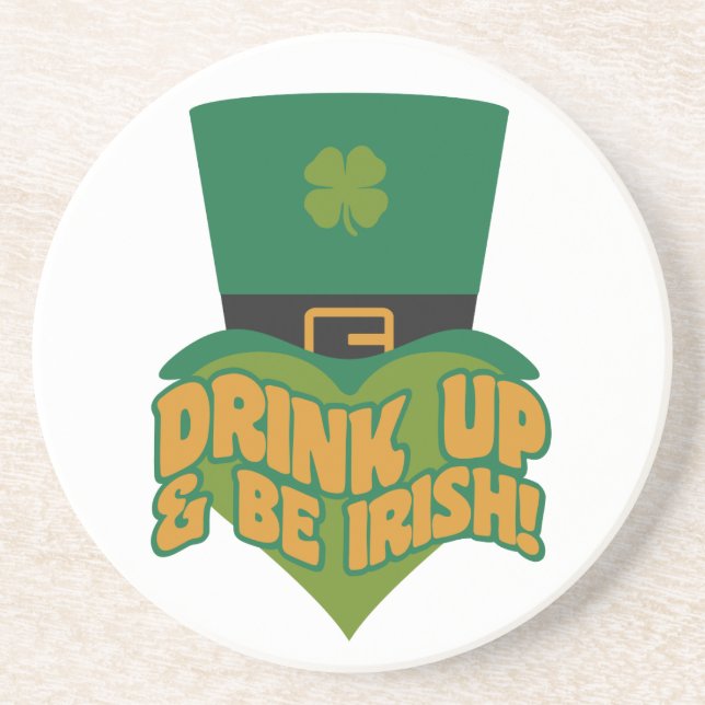 Porta copos personalizada Leprechaun (Frente)