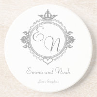 Personalizar os nomes, as iniciais e a frase Amor