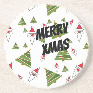 Porta-copos Personalizar Papais noeis e Árvore de Natal