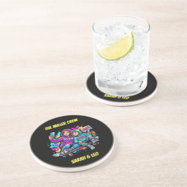 Porta-copos Personalized Mother & Son Graffiti Coaster
