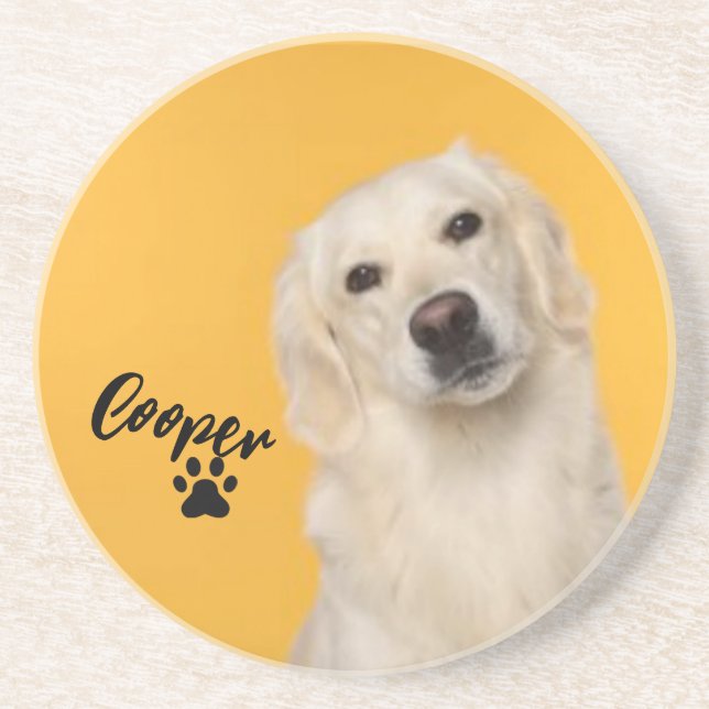 Porta-copos Personalized Pet  Photo Dog Lover with Photo (Frente)