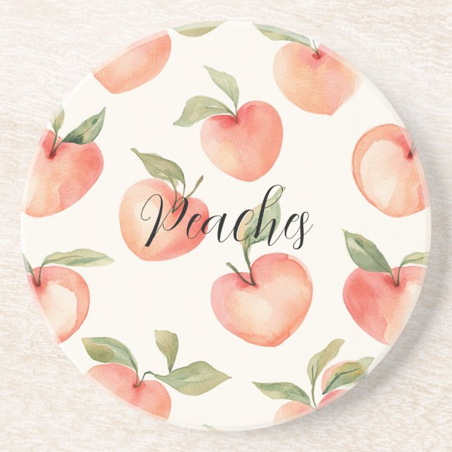 Porta-copos Pêssegos & Pretty Peach  (Frente)