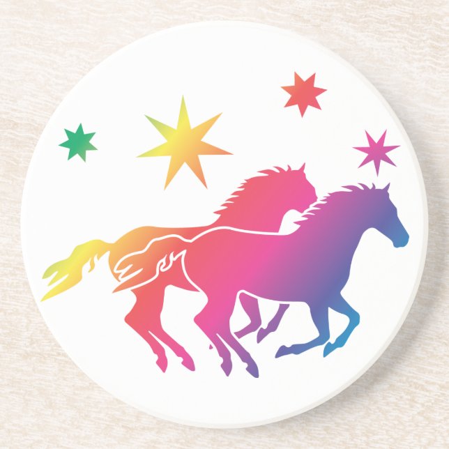 Porta-copos Pferde Bierdeckel (Frente)