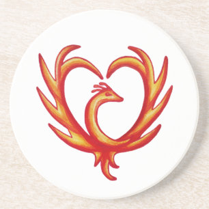 Porta-copos Phoenix Heart