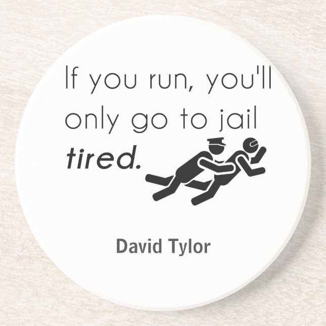 Porta-copos Piadas Cops (Frente)