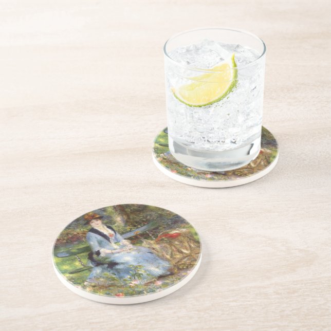 Porta-copos Pierre-Auguste Renoir - Dans les Rosa (Lateral)