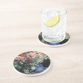 Porta-copos Pierre-Auguste Renoir Vintage Gladioli em um vaso