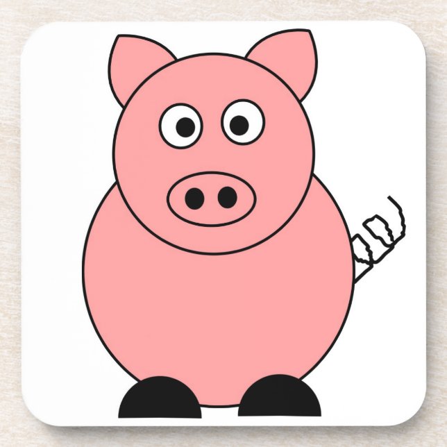 Porta copos Pig Square (Frente)