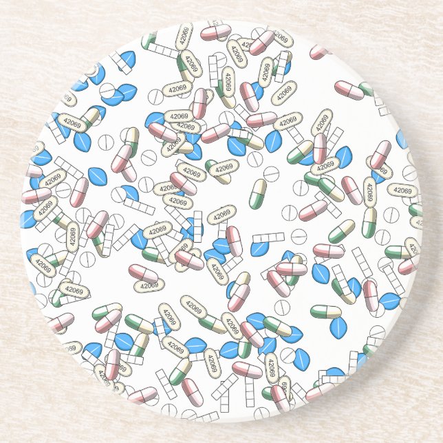 Porta-copos Pill Sprinkles Pattern (Frente)