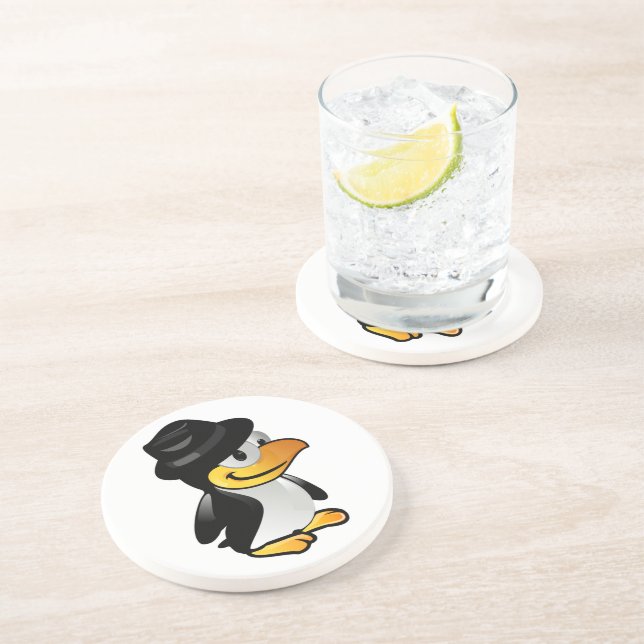 PORTA-COPOS PINGUIM VESTIDO (Lateral)