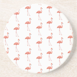 Porta-copos Pink Flamingo Patterno Feminino