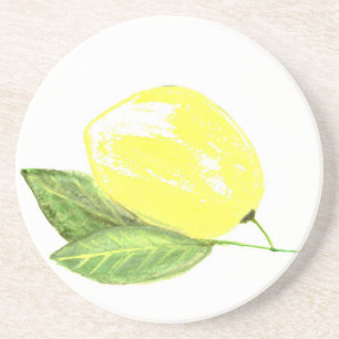 Porta-copos Pintor amarelo-limão de fruta