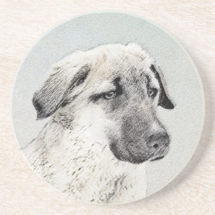 Porta-copos Pintura Anatoliana Shepherd - Arte Original para C