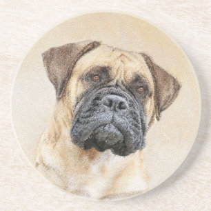 Porta-copos Pintura Bullmastiff - Arte Cachorra Original
