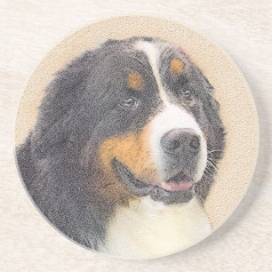 Porta-copos Pintura de Cachorro de Montanha Bernese - Arte Ori