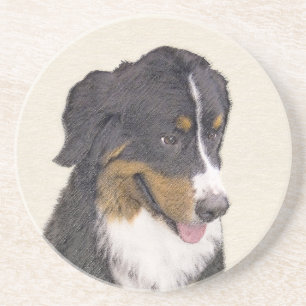 Porta-copos Pintura de Cachorro de Montanha Bernese - Arte Ori
