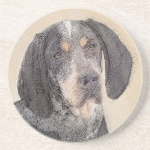 Porta-copos Pintura de Connhound Bluetick - Cachorro Original 