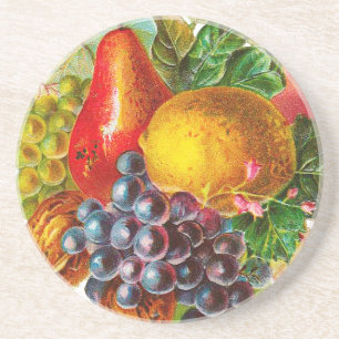Porta-copos Pintura de Frutas e Loucos