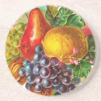 Porta-copos Pintura de Frutas e Loucos