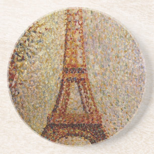Porta-copos Pintura de Georges Seurat: A torre Eiffel (1889)