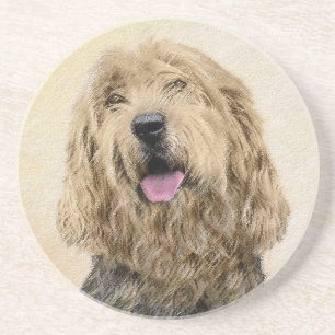 Porta-copos Pintura de Otterhound - Arte de Cachorro Original 