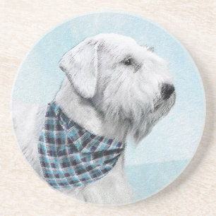 Porta-copos Pintura de Sealyham Terrier - Arte de Cachorro Ori