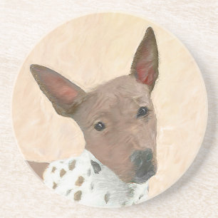 Porta-copos Pintura Terrier sem cabelos americana - Arte canin