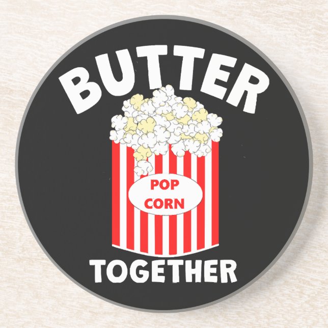 Porta-copos Pipoca de Filme BUTTER Together (Frente)