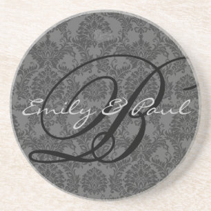 Porta-copos Pires de Aniversário de Casamento com Monograma Da