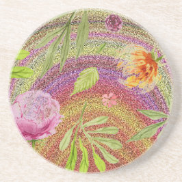 Porta-copos Pires de Cerâmica “Sand Flower”