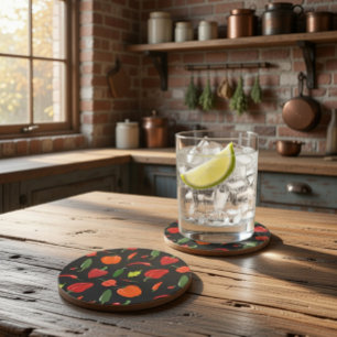 Porta-copos Pires Quentes Coaster Apimentado