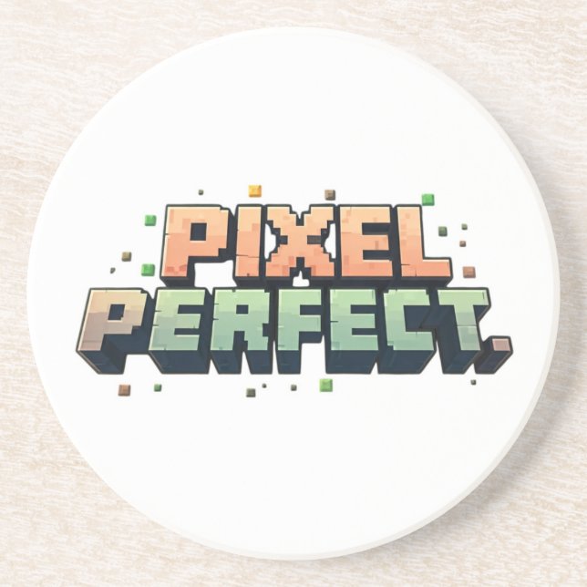 Porta-copos Pixel Perfeito (Frente)