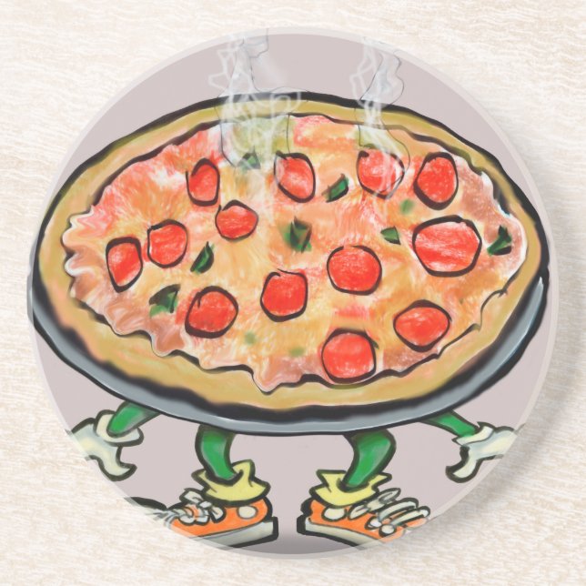 Porta-copos Pizza (Frente)