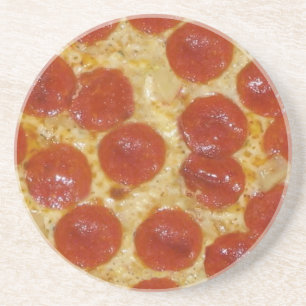 Porta-copos pizza grande de pepperoni