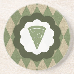 Porta-copos pizza vintage