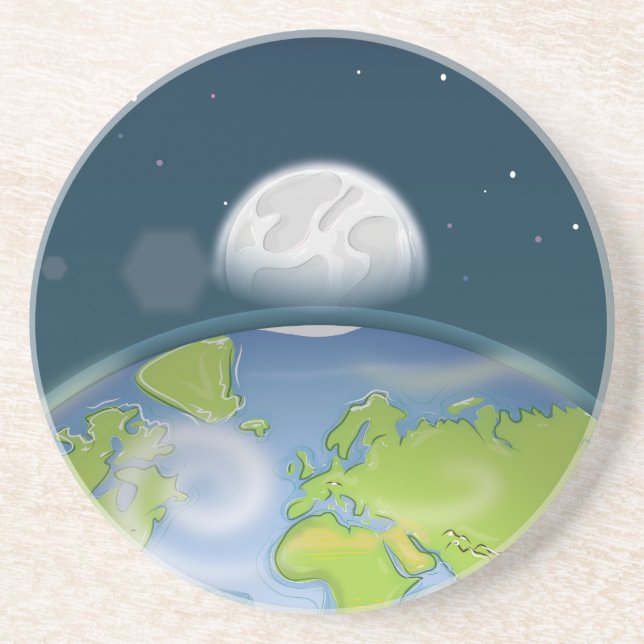 Porta-copos Planeta Terra (Frente)