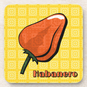 Porta copos Plástica de Pepper Habanero Chili