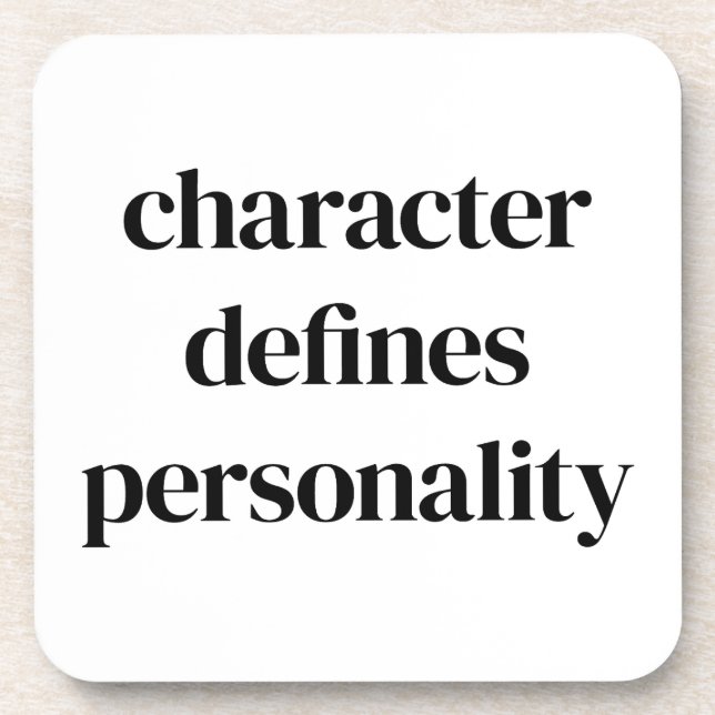 Porta copos Plástica do Duro de Caracteres (Frente)